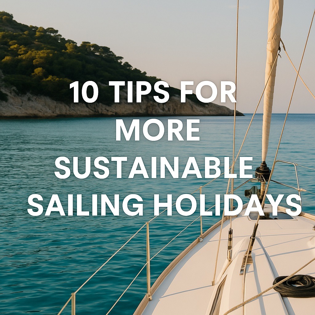 Vacanze in barca a vela: 10 buone abitudini per navigare in modo sostenibile
